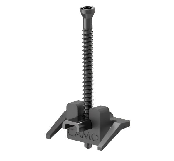 CAMO Wedge Clips are pre-assembled and do not require partial installation – they stay where placed in the grooved board until they’re fastened. They also include 316 stainless steel marine grade screws, offering ideal corrosion resistance for coastal applications or projects in highly corrosive environments like saltwater pool decks. WEDGE CLIP is warranted by CAMO for use with Trex®, TimberTech® by AZEK®, Fiberon®, MoistureShield®, Deckorators® & other leading brands. View our Universal Deck Clip warrant