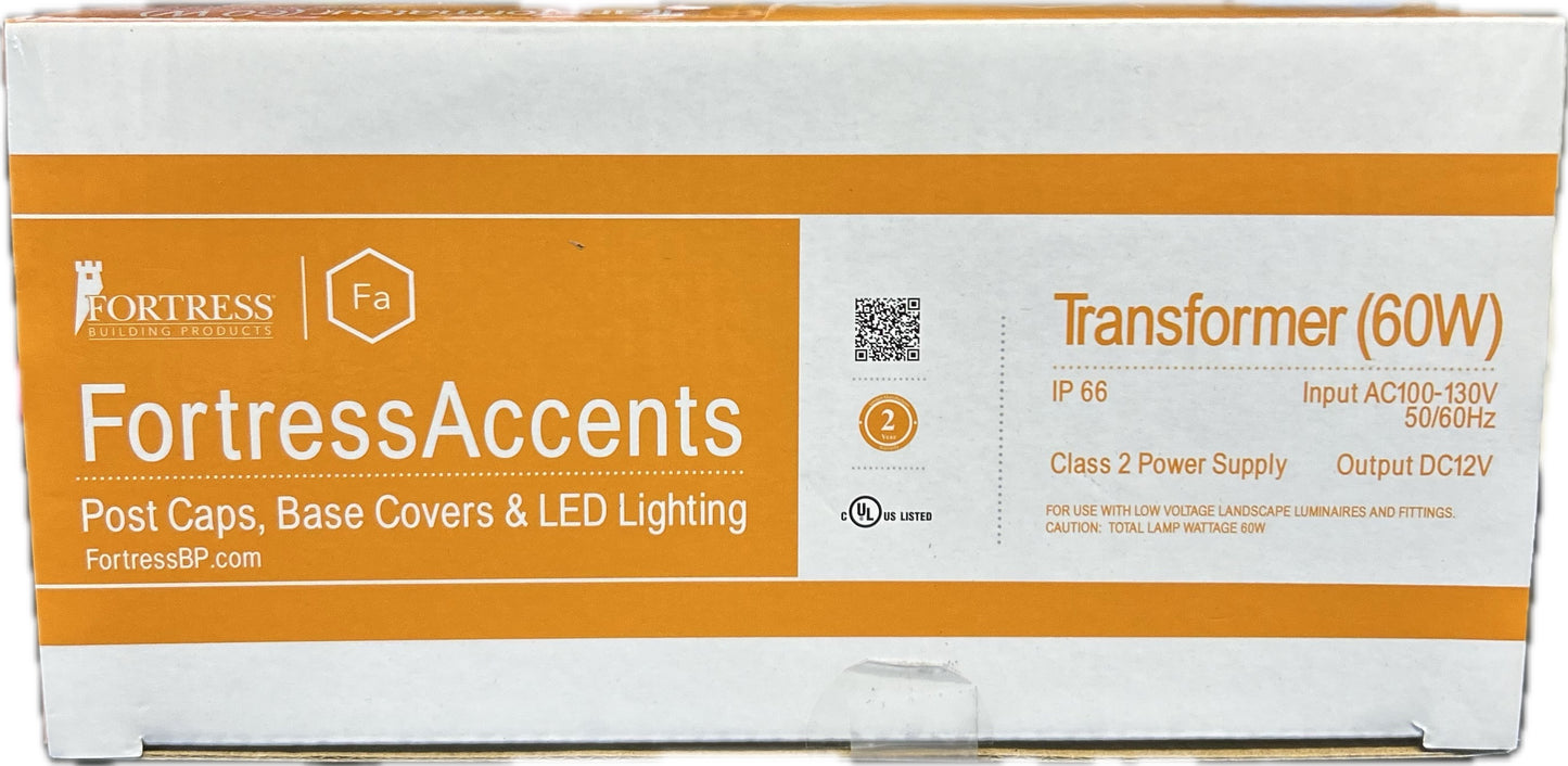 Fortress Accents 60-Watt LED DC Transformer