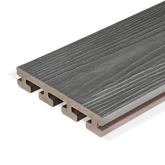 Infinity I-Series Concrete Grey Decking Eva-Last 12ft Grooved