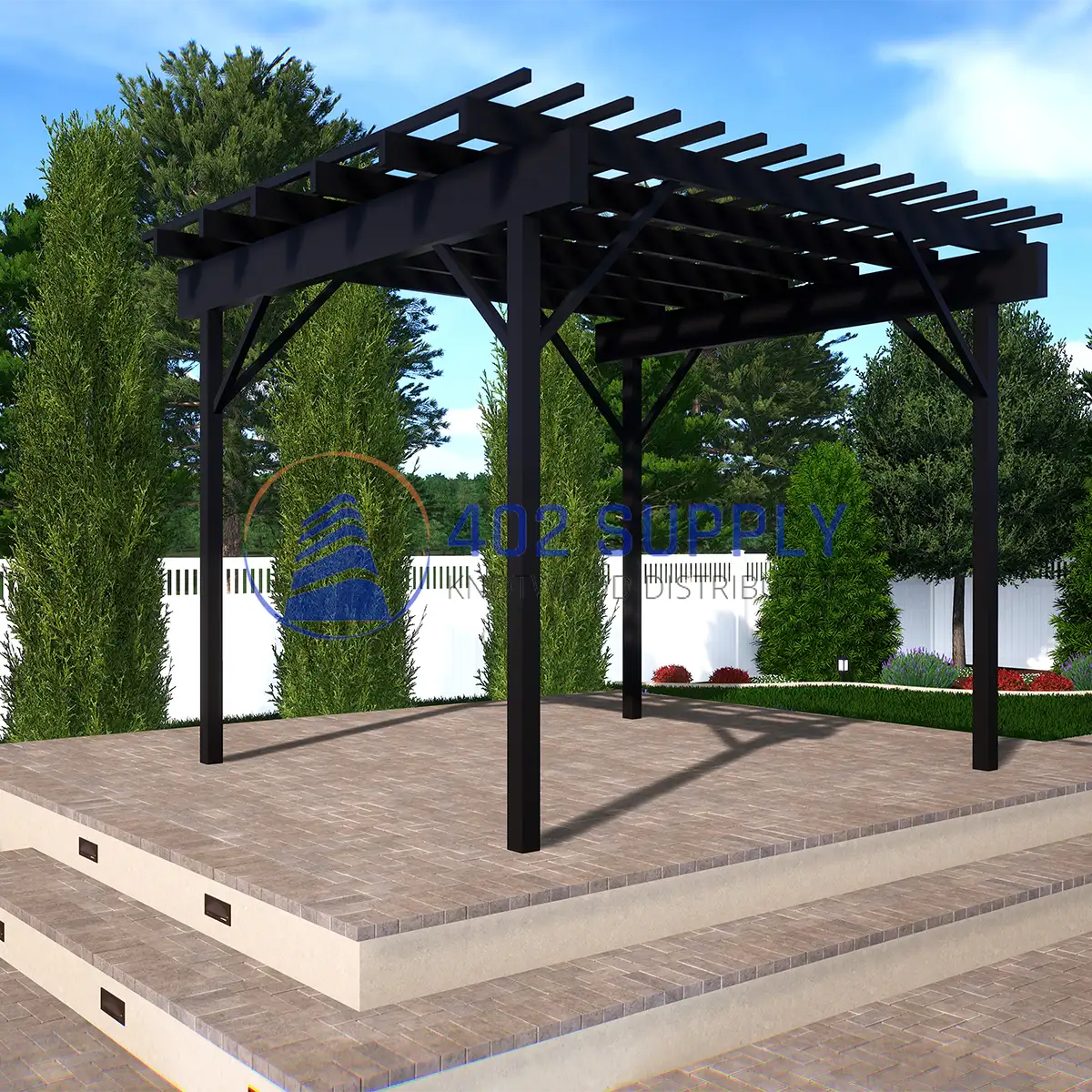 Modern Pergola Kit E 402 Supply