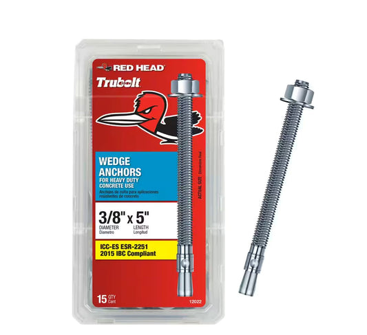 Red Head Trubolt Wedge Anchors 402 Supply