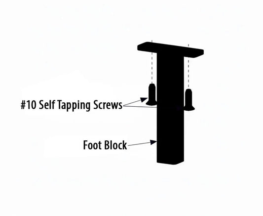 TimberTech® Fulton Rail Foot Block Kit