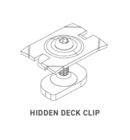 TimberTech® Hidden Deck Clip for Grooved Boards