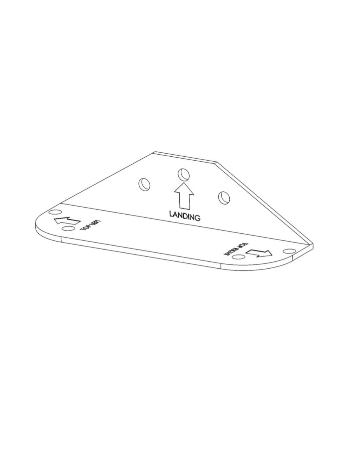 TimberTech® Stair Landing L-Bracket