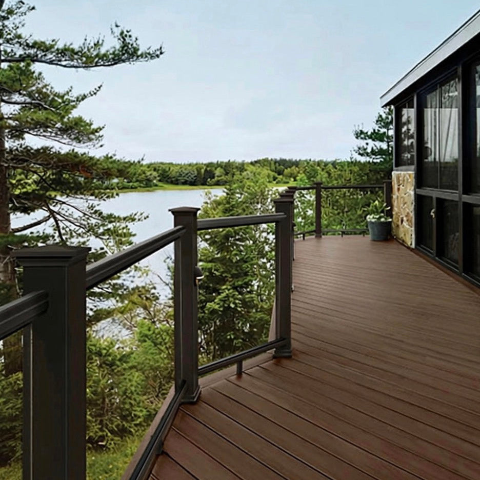 TimberTech Terrain+ Collection® Deck Board, Dark Oak