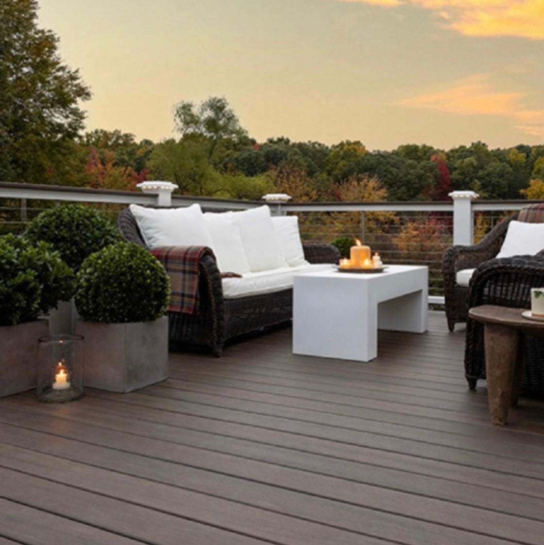 TimberTech Legacy Collection® Fascia & Riser Board- Mocha