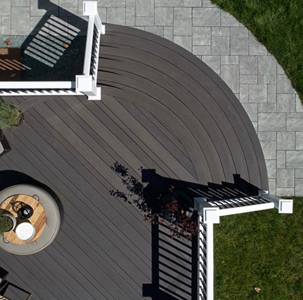 TimberTech Advanced PVC Vintage Collection®, Dark Hickory Deck Board