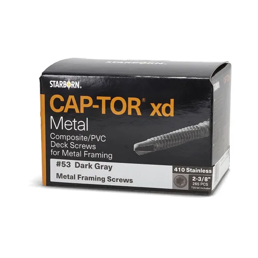 Starborn CAP-TOR xd Deck Screws for Metal Framing – Deck Deals