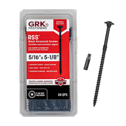 GRK RSS Black Structural Screws