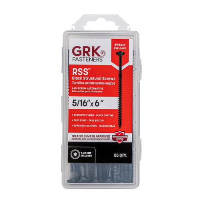 GRK RSS Black Structural Screws